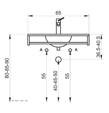 Regia Box Bathroom Sink
