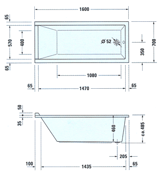 Duravit Starck Badewannen
